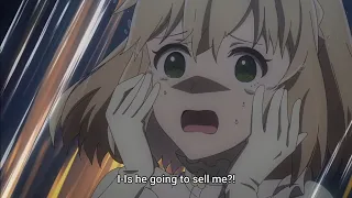 is he going to sell me the holy grail of eris episode 4 anime moments 