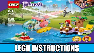 LEGO Instructions – Vet Clinic Rescue Helicopter – 41692 (LEGO Friends)