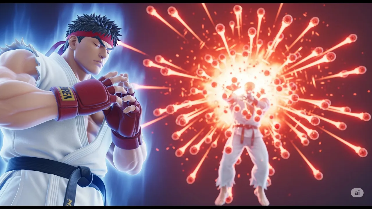 Street Fighter II Koryu: Ken PULVERIZADO por 30 Hadokens | Jugar Sin Mirar