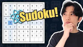 Build an Interactive Sudoku Game with React JS - Step By Step