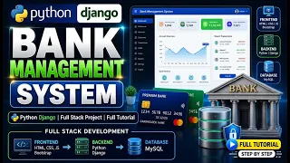 Bank Management System Using Python Django Full Stack Project in One Complete Tutorial