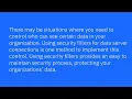 Data modules - Security filters in data modules 11 2 2