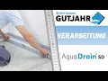 Die GUTJAHR Drainage AquaDrain SD fur die Ausentreppe