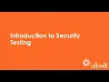 Introduction To Security Testing