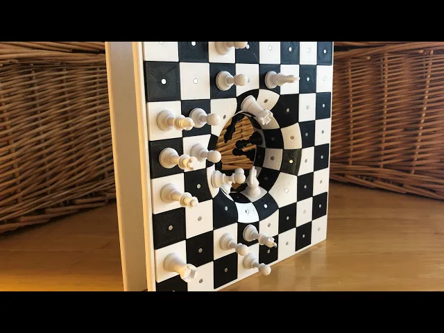 Wormhole Chess Board  video thumbnail
