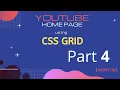 Responsive Layout CSS Grid Practical Tutorial Toggle SideBar Part 4
