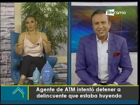 Agente de ATM intentó detener a delincuente que estaba huyendo