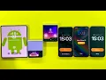 Alarm clock \u0026 Timer at the same time on Samsung Z Fold3/ Flip5 \u0026 Flip3 Vs iPhone 13Pro/XR \u0026 iPhone11