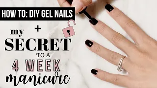 Gel Manicure at Home on Natural Nails SECRET to long lasting polish