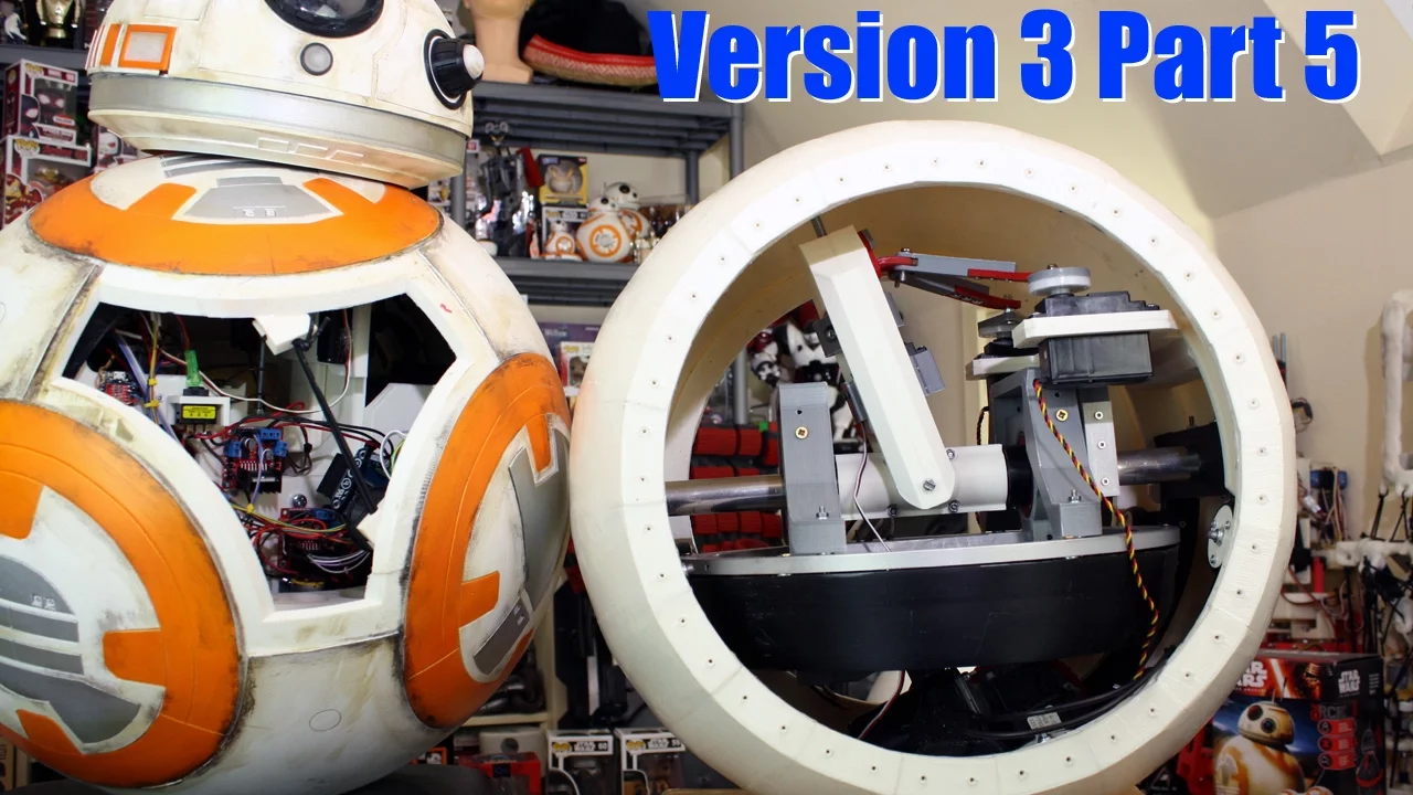 Star Wars BB-8 Droid v3 #5 \| Head Control Arm \| James Bruton