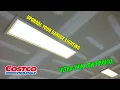 Artika Skylight Ultra-Thin LED Panels from Costco Upgraded Garage Lighting