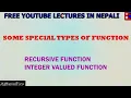 Recursive Function Integer Valued Function Discrete Mathematics