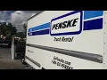 Dropping off Penske Truck and Car Carrier