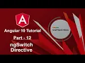 Angular 10 Tutorial - ngSwitch Directive