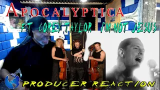 Download Apocalyptica ft  Corey Taylor   I'm Not Jesus Official Video - Producer Reaction MP3