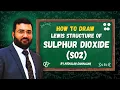 Lewis structure of SO2 Sulphur Dioxide