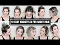 10 EASY HAIRSTYLES FOR SHORT HAIR CHLOE BROWN