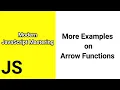 More Examples on Arrow Functions Javascript ES6 tutorial for beginners Time For Code
