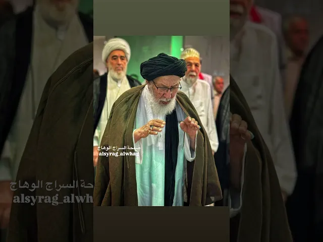 ⁣اية الله السيد جعفر سيدان وخلفه اية الله الشيخ حسن الجواهري