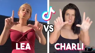 lea elui vs charli damelio battle tiktok compilation july 2020 