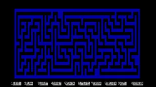 MAZE80 BAS - GW-BASIC perfect maze generation in 80 column text
