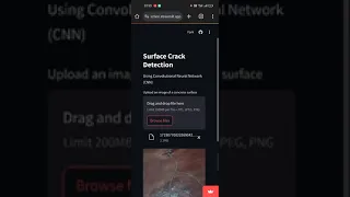 Surface Crack Detection using CNN Working
