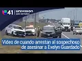 de cuando arrestan al sospechoso de asesinar a Evelyn Guardado