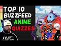 Ranking And Reacting To The 10 WEIRDEST Anime Quizzes On Buzzfeed