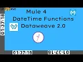 Session 6 DateTime Functions DateTime Formats Shift time Dataweave 2 0 Mule 4 Mulesoft