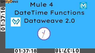 Session 6 DateTime Functions DateTime Formats Shift time Dataweave 2 0 Mule 4 Mulesoft