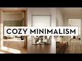 How to Make Minimalism Feel Cozy