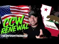 HOW TO RENEW YOUR CONCEALED CARRY LICENCE CALIFORNIA