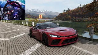 Toyota GR GT - Forza Horizon 6 | Steering wheel gameplay