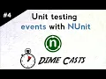 Unit testing events with NUnit