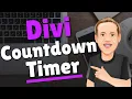 Divi Countdown Timer - The Basics