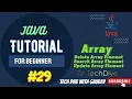 Introduction of array One-D Array Delete Search or Update Array Elements Tutorial