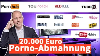 20 000 Euro Filesharing-Abmahnung Pornhub-Eigentumer Aylo mahnt ab Anwalt Christian Solmecke