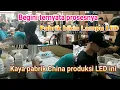 Lagu Proses Pabrik merakit lampu LED dengan cepat || stempel dan pres digital