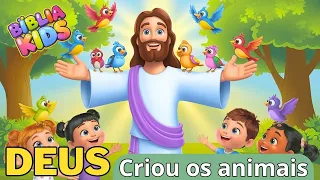 Deus Criou os Animais - Música Infantil Cristã Divertida e Educativa!