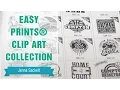 Easy Prints Clip Art Collection Transfer Express