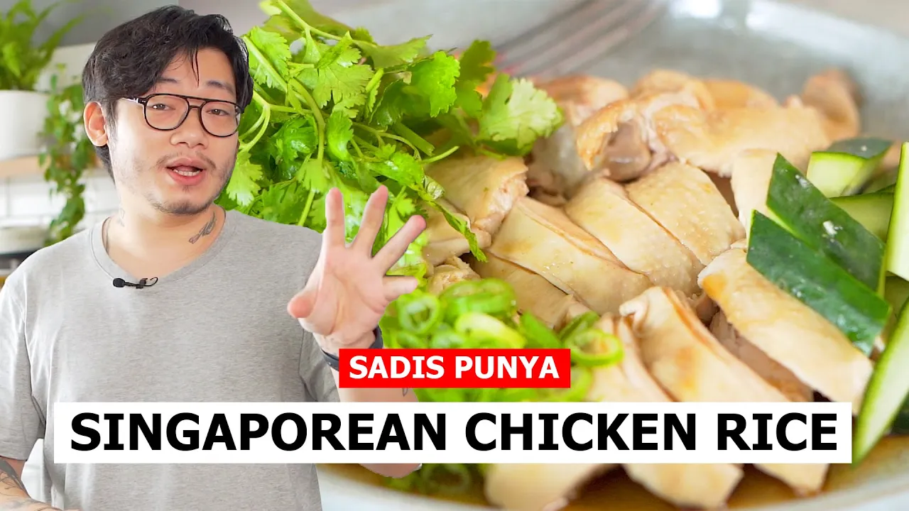 Tidak Digoreng, Cukup Pakai Rice Cooker! Resep Nasi Ayam Favorit Singapura