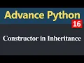 Constructor in Inheritance in Python Hindi