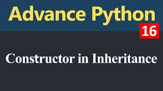 Constructor in Inheritance in Python Hindi