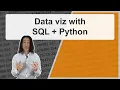Data visualisation with SQL and Python - Learn SQL with IMDB database