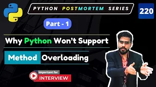 Part - 1 Achieving Method Overloading in Python Customizing Method Behavior