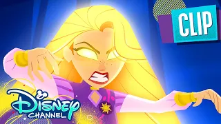 rapunzel vs cassandra rapunzels tangled adventure disney channel