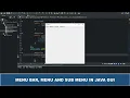 Java GUI Tutorial - Create A MenuBar Menu Sub Menu With Java GUI ActionListener MenuListener