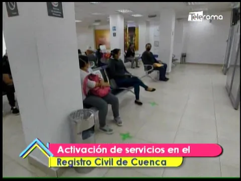 Activación de servicios en el Registro Civil de Cuenca