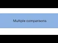 Topic 16 2 Multiple comparisons
