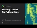 Security Checks for Python Code